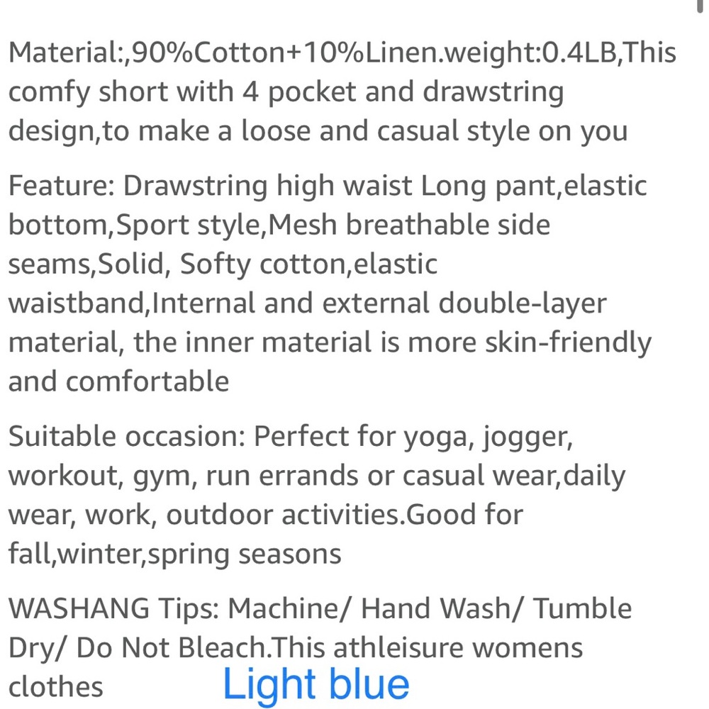 Light blue cotton shorts - Picture 12 of 13